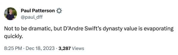 Paul's Tweet